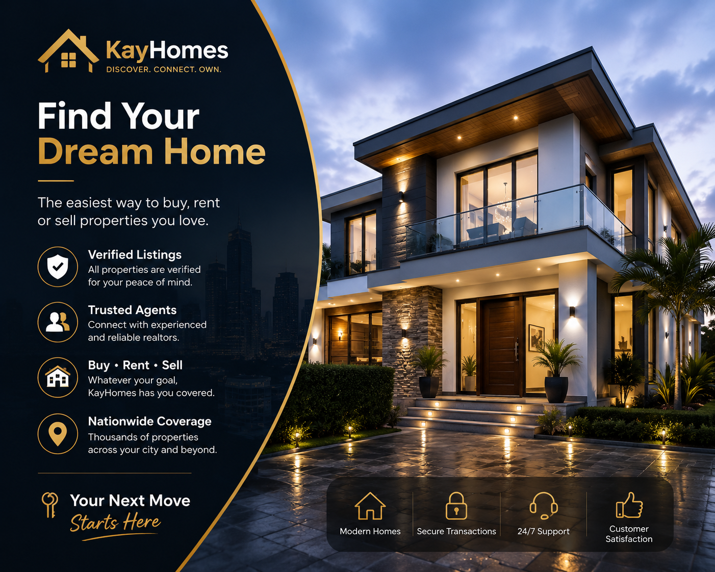 Luxury property exterior